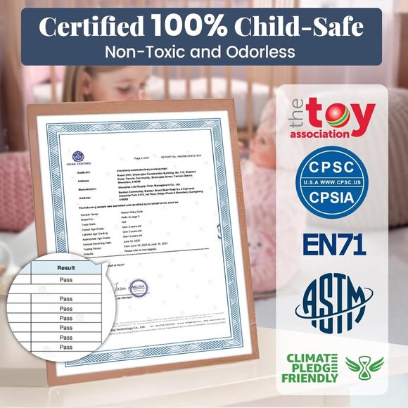 🆕17Inch Full Body Viny Newborn Baby Poseable Limbs Cute Girl with Accessories - Picture 4 of 11